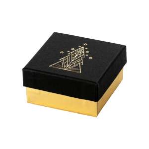 Коробка универсальный маленький CARLA черный и золотой