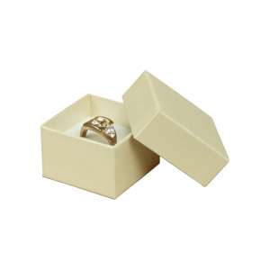 LENA Ring Jewellery Box - Ecru