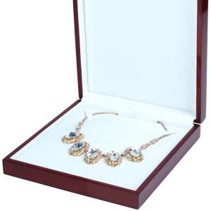 PRIMO Necklace Jewellery Box - Burgundy