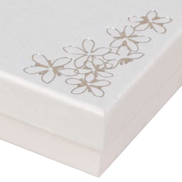TINA FLOWERS Neckalce Jewellery Box - White